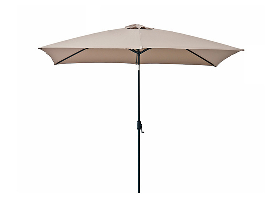 Do vento exterior da mobília do parasol do jardim de Sun da armação de aço logotipo personalizado resistente