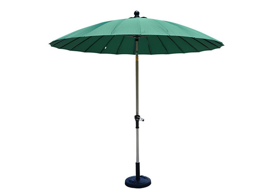 A fibra de vidro marca o guarda-chuva redondo do parasol do jardim do guarda-chuva 3m do pátio