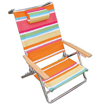 cadeira dobrável de acampamento Tommy Bahama Folding Beach Chair do braço do poliéster 600D baixa