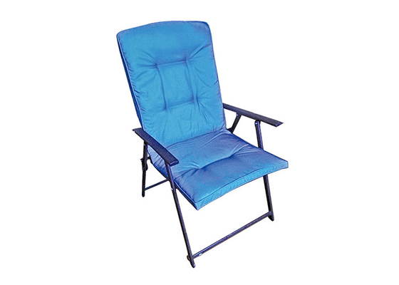 Cadeira acolchoada exterior do pátio de aço de múltiplos propósitos com quadro revestido do pó