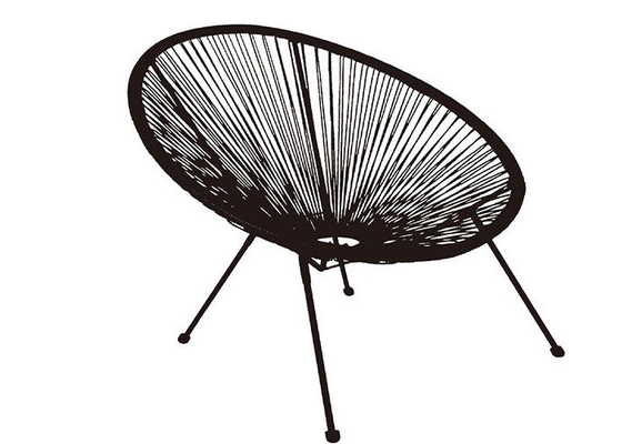 K.D. Steel Rattan Chair empilhável com capacidade poderosa 250 libras