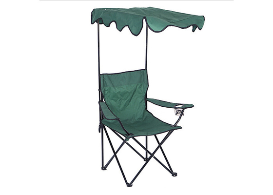 Cadeiras de gramado de dobramento de acampamento do certificado de BSCI com a cor do dossel personalizada