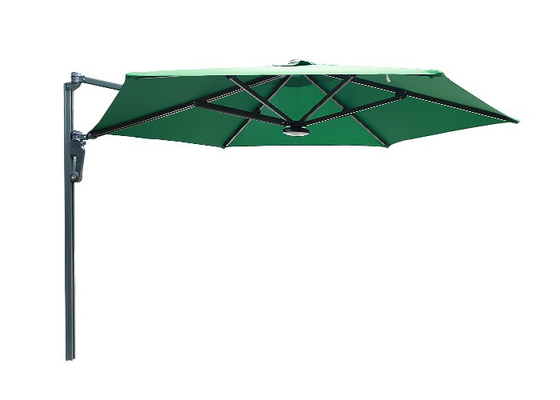 parasol da montagem da parede do CE do jardim da cor verde de 2.5m