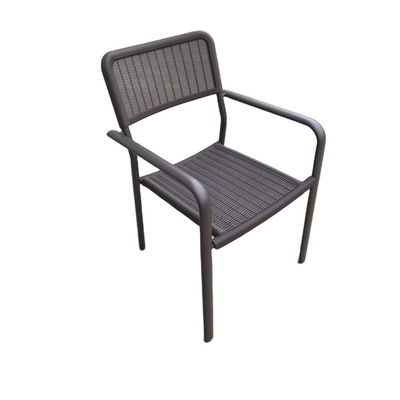 Da cadeira plástica da pilha do metal de Seat 83.5cm do jardim mobília exterior