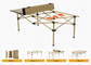 Rolo dobrável de acampamento do piquenique da mobília exterior acima da tabela de dobradura portátil da tabela