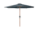 Parasol exterior de Sun do poliéster de aço, grandes guarda-chuvas impermeáveis do jardim