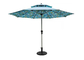 A proteção 2,5 M Outdoor Umbrella de Sun, o jardim de alumínio Sun do poliéster protege parasóis