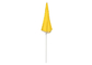 Processo dobro Windproof de aço amarelo da agulha do guarda-chuva de praia com aleta
