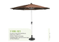 tela do poliéster 180g que pendura a mobília exterior do jardim do guarda-chuva de Sun