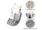 Cadeira de suspensão Nontoxic da rede interna com material da corda do algodão do poliéster