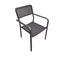 Da cadeira plástica da pilha do metal de Seat 83.5cm do jardim mobília exterior