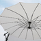 Reforço de suspensão exterior Windproof de 3M Aluminum Pole Steel do guarda-chuva